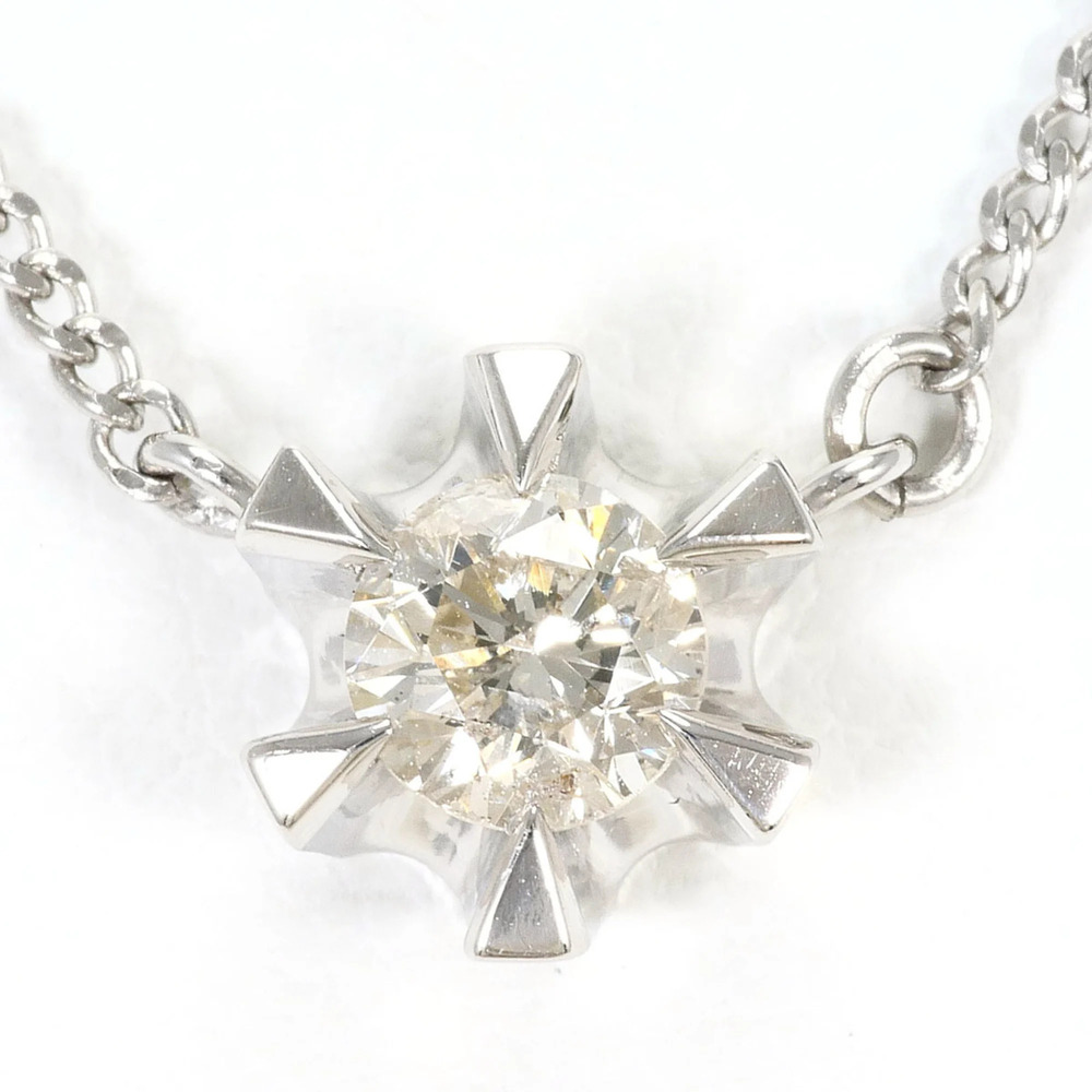 VINTAGE Silver Diamond Necklace